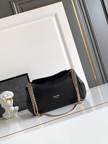 Colestore Prada Tumulte Small Nappa Leather Bag Black 24x13x13cm