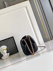 Colestore Prada Tumulte Small Nappa Leather Bag Black 24x13x13cm - 6
