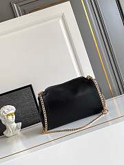 Colestore Prada Tumulte Small Nappa Leather Bag Black 24x13x13cm - 5
