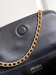 Colestore Prada Tumulte Small Nappa Leather Bag Black 24x13x13cm - 2