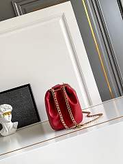 Colestore Prada Tumulte Small Nappa Leather Bag Cherry 24x13x13cm - 5