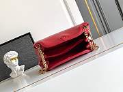 Colestore Prada Tumulte Small Nappa Leather Bag Cherry 24x13x13cm - 3