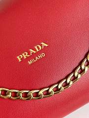 Colestore Prada Tumulte Small Nappa Leather Bag Cherry 24x13x13cm - 2