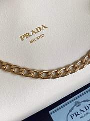 	 Colestore Prada Tumulte Small Nappa Leather Bag White 24x13x13cm - 2
