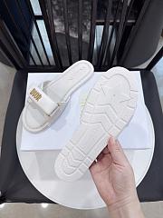 Colestore Dior Dioriviera Dioract Slide White Lambskin and Rubber - 2