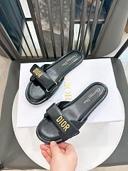Colestore Dior Dioriviera Dioract Slide Black Lambskin and Rubber - 6