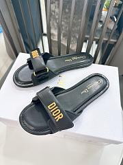 Colestore Dior Dioriviera Dioract Slide Black Lambskin and Rubber - 5