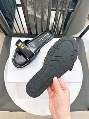 Colestore Dior Dioriviera Dioract Slide Black Lambskin and Rubber - 3