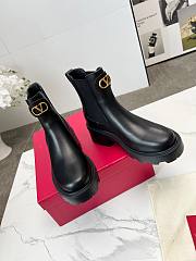 Colestore Valentino Garavan Vlogo Signature Calfskin Ankle Boot 55Mm Black - 1