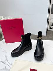 Colestore Valentino Garavan Vlogo Signature Calfskin Ankle Boot 55Mm Black - 4