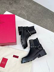 Colestore Valentino Garavani Rockstud Chelsea Boots with Studs Black - 5