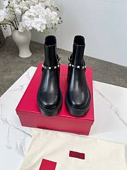 Colestore Valentino Garavani Rockstud Chelsea Boots with Studs Black - 4