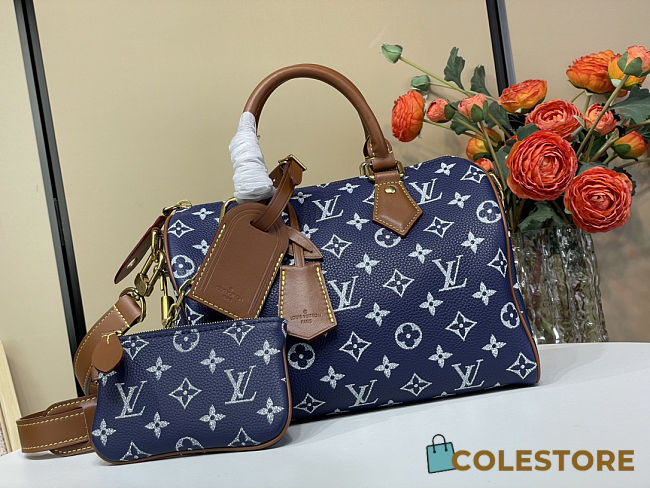 Colestore Louis Vuitton Speedy P9 Bandoulière 25 Indigo 25 x 15 x 15cm - 1