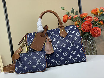 Colestore Louis Vuitton Speedy P9 Bandoulière 25 Indigo 25 x 15 x 15cm