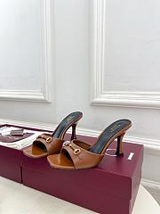 Colestore Gucci Women's Slide Sandal With Horsebit in Brown 8.5cm - 2