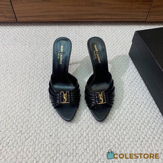 Colestore YSL Saint Laurent Heeled Sandals Black - 1