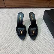 Colestore YSL Saint Laurent Heeled Sandals Black - 1