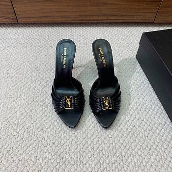 Colestore YSL Saint Laurent Heeled Sandals Black