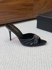 Colestore YSL Saint Laurent Heeled Sandals Black - 5