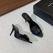 Colestore YSL Saint Laurent Heeled Sandals Black - 6