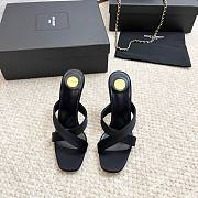 Colestore YSL Saint Laurent Opyum Mules In Satin Crepe Black - 6