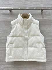 Colestore White Goose Down Vest - 1