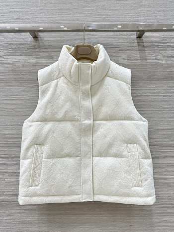 Colestore White Goose Down Vest