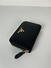 Colestore Prada Saffiano Leather Black Coin Purse 10x8cm - 5
