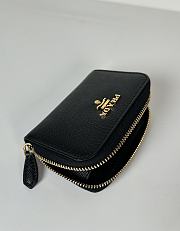 Colestore Prada Saffiano Leather Black Coin Purse 10x8cm - 4
