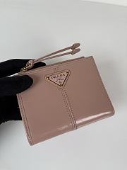 Colestore Prada Cameo Small Leather Wallet Blush Pink 11.5x9.5cm - 6