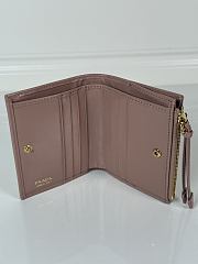 Colestore Prada Cameo Small Leather Wallet Blush Pink 11.5x9.5cm - 5