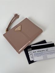 Colestore Prada Cameo Small Leather Wallet Blush Pink 11.5x9.5cm - 4