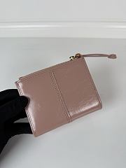 Colestore Prada Cameo Small Leather Wallet Blush Pink 11.5x9.5cm - 3