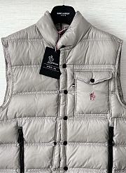 Colestore Moncler Light Gray Nantu Down Gilet - 5