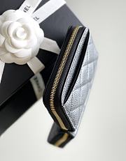 Colestore Chanel Wallet Zip Mini Caviar Black 7.5x11.2cm - 2