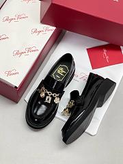 Colestore Roger Vivier Viv' Rangers Loafers in Patent Leather Black - 6