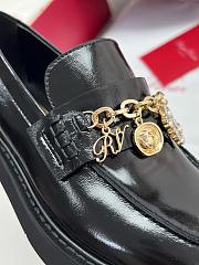 Colestore Roger Vivier Viv' Rangers Loafers in Patent Leather Black - 3
