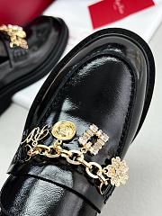 Colestore Roger Vivier Viv' Rangers Loafers in Patent Leather Black - 2