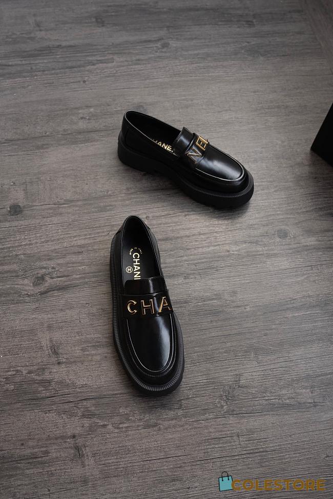 Colestore Chanel Loafers Black Lambskin  - 1