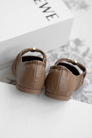 Colestore Loewe Pebble Soft Ballet Flats Brown - 6