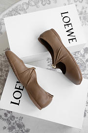 Colestore Loewe Pebble Soft Ballet Flats Brown - 4