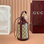 Colestore Gucci Ophidia Mini Bucket Bag Red 11.5x23x8cm - 4