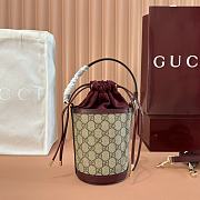 Colestore Gucci Ophidia Mini Bucket Bag Red 11.5x23x8cm - 3