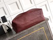 Colestore Chanel 26C Hobo Bag Soft Calfskin, Burgundy 35×14×45 cm - 5