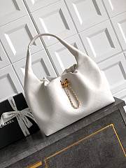 Colestore Chanel 26C Hobo Bag Soft Calfskin, White 35×14×45 cm - 1