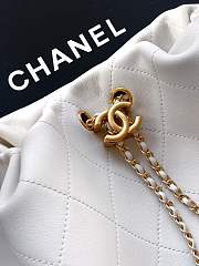 Colestore Chanel 26C Hobo Bag Soft Calfskin, White 35×14×45 cm - 4