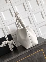 Colestore Chanel 26C Hobo Bag Soft Calfskin, White 35×14×45 cm - 3
