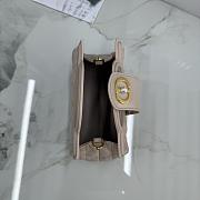 Colestore Dior Jolie Mini Bag with Top Handle Powder Pink Lambskin with Cannage Motif 18.5 x 13 x 8.5cm - 6