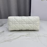 Colestore Dior Jolie Mini Bag with Top Handle Latte Cannage Lambskin with Cannage Motif 18.5 x 13 x 8.5cm - 4