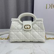 Colestore Dior Jolie Mini Bag with Top Handle Latte Cannage Lambskin with Cannage Motif 18.5 x 13 x 8.5cm - 2